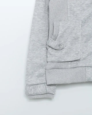 High-neck zip-up jacket