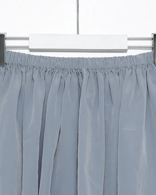 Wide lace hem mini flare skirt