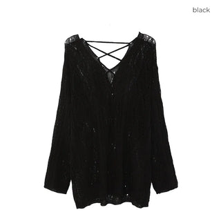 Loose crochet knit