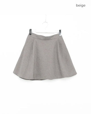 Flared mini skirt