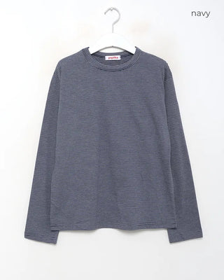 Striped long-sleeved T-shirt