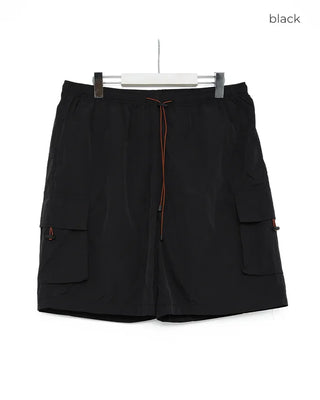 String cargo shorts