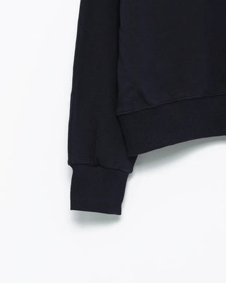 Drop shoulder polo neck sweatshirt