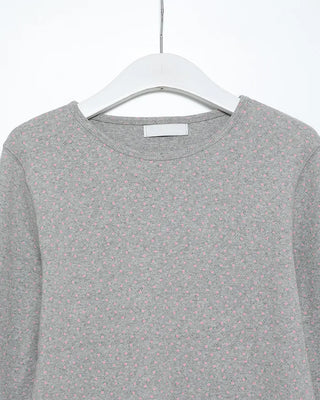 Flower Pointelle T-shirt