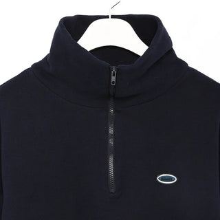 Colored half-zip sweatshirt