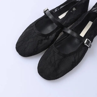 Mesh Mary Jane Shoes