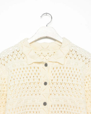 Perforated Lace Cardigan
