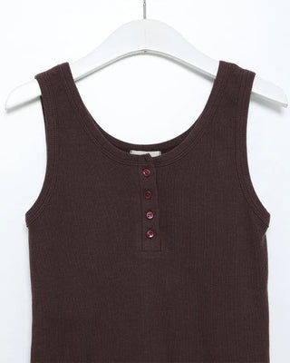 Layered Button Sleeveless