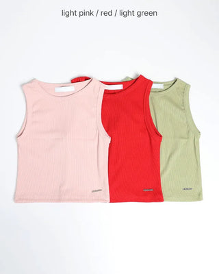Slim Fit Collar Tank Top