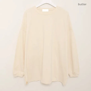 Side-slit boxy T-shirt