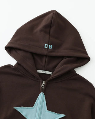 [3rd Re-release] (ORIGINAL) Star Patch Number Hoodie