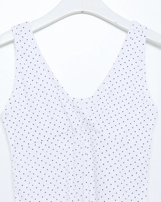 V-neck polka dot sleeveless top