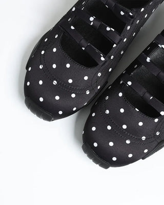 Polka Dot Ribbon Mary Jane Sneakers