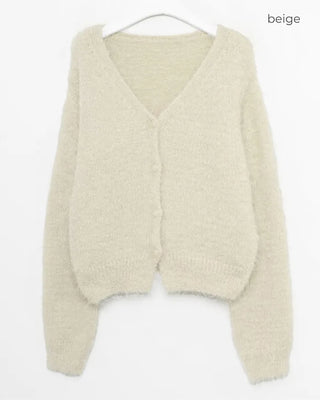 Fur cardigan