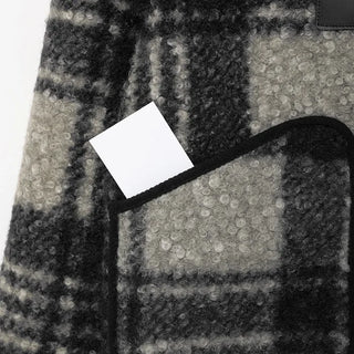 Duffle Button Check Jacket