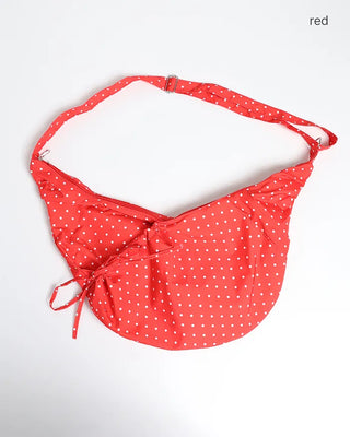 Dot Ribbon String Bag