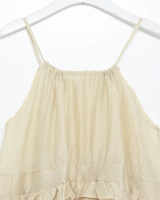 Frilled tiered blouse