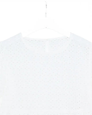 Balloon puff punching blouse