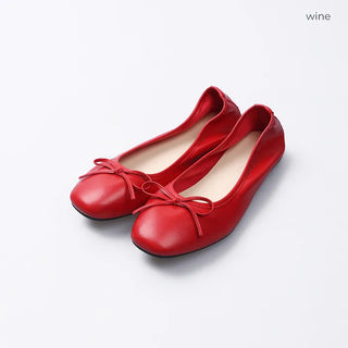 Ribbon flat shoes