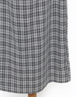 Drape neck long dress