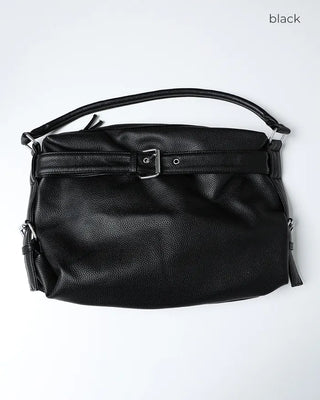 Belt Point Square Shoulder Bag