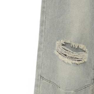 Vintage distressed denim