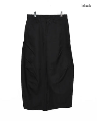 Slit wide pants
