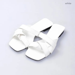 Twist mule sandals