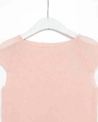 Simple summer short-sleeved knit