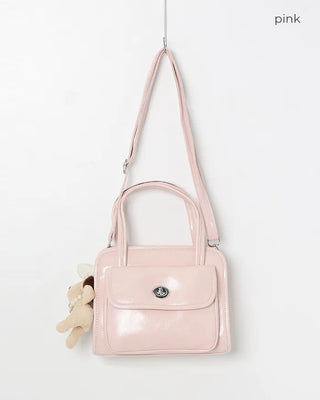 Square Top Handle Tote Bag