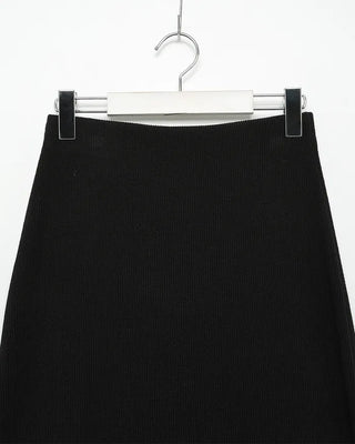Ribbed maxi long skirt
