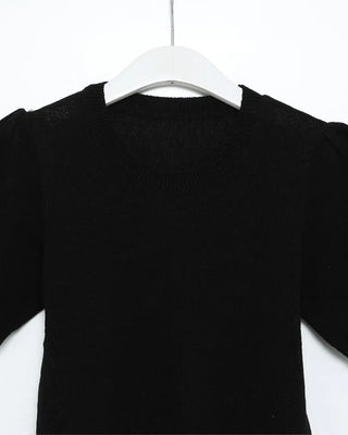 Simple round neck short-sleeved knit