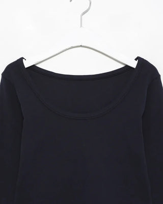 2-Way Neck Slim Long T-Shirt
