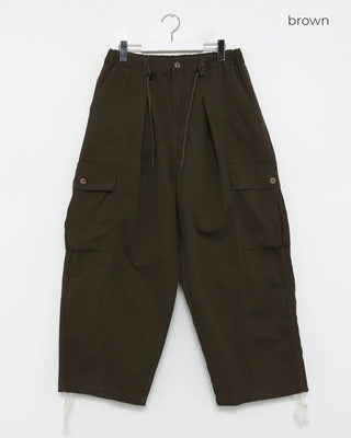 (Unisex) Waist String Balloon Cargo Pants