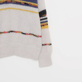 Multi-border color weaving knit