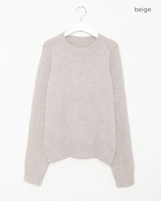Simple raglan knit