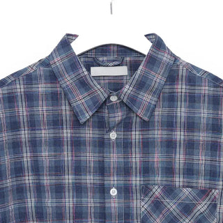 Checked half shirt