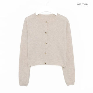 Basic Round Neck Cardigan