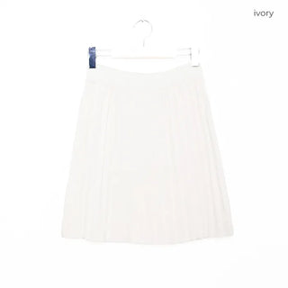Pleated mini skirt