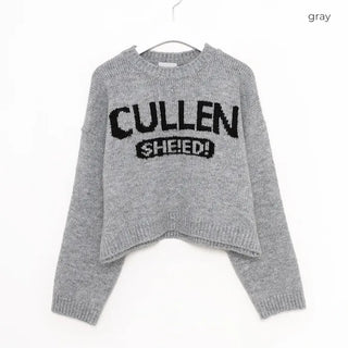Lettering Point Knit