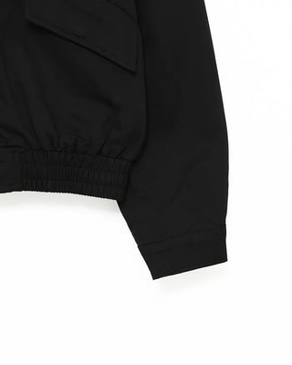 Save Cropped Zipper Jacket
