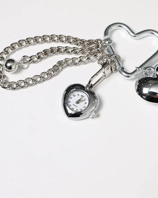 Watch Heart Keyring