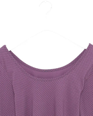 Pindot Gel Neck Long Cut and Sew