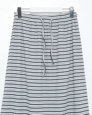 Triple Border Rib Easy Maxi Skirt