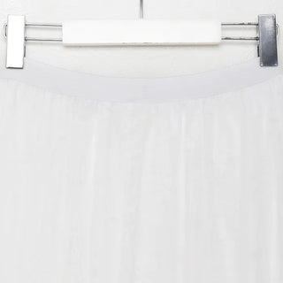 Ribbon pattern tulle skirt