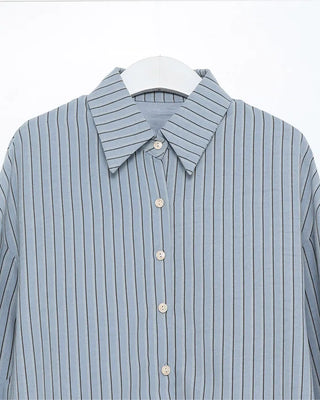 Oversized striped shirt