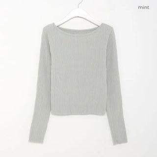 Slim Ribbed Top