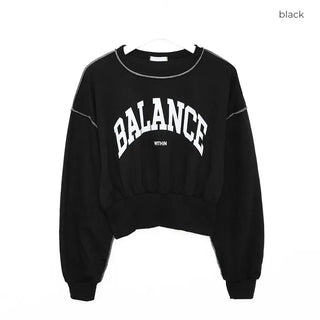 Lettering Sweatshirt Set
