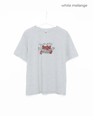 Tomato print short-sleeved T-shirt