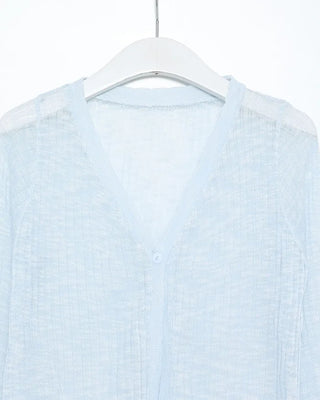 V-neck sheer cardigan